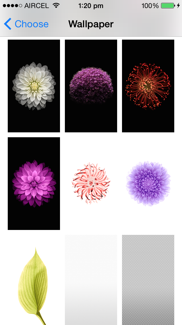iOS 8 GM has got New Wallpapers for iPhone and iPad