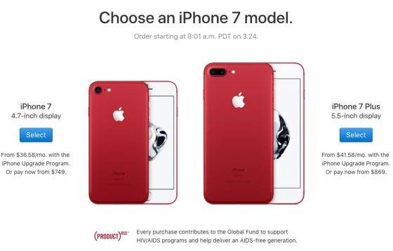 Apple iPhone 7 (PRODUCT) RED Special Edition now Available