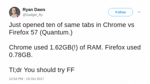 firefox quantum less memory