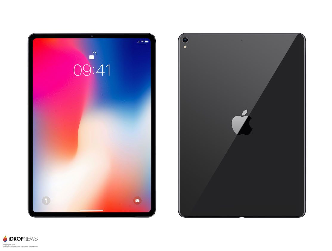ipad pro 2018 model with face id
