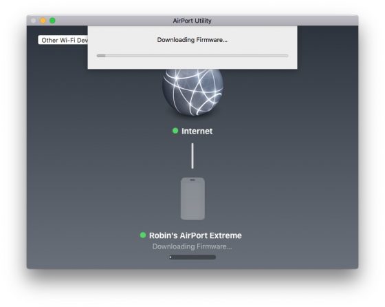 apple airport firmware update download