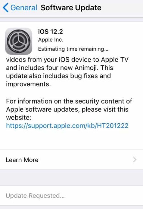 ios software update requested fix