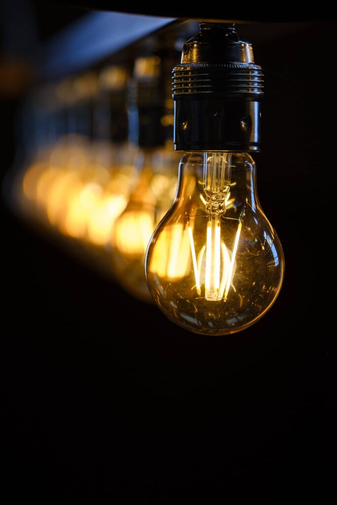 lamp glowing nord wallpaper