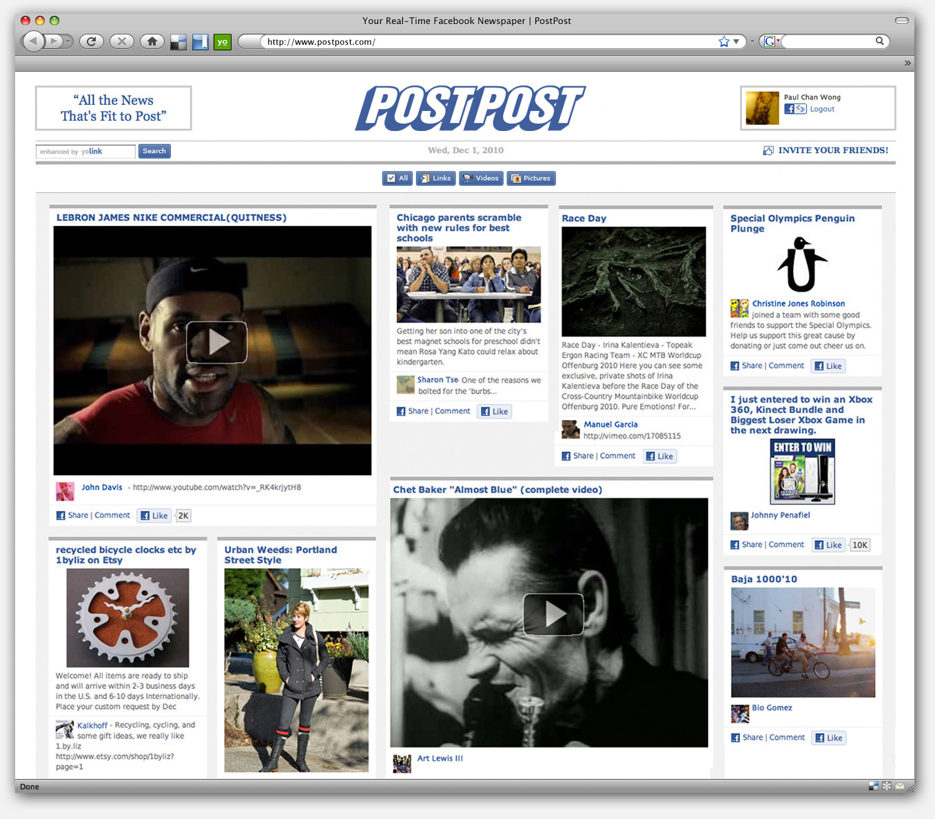 Facebook time