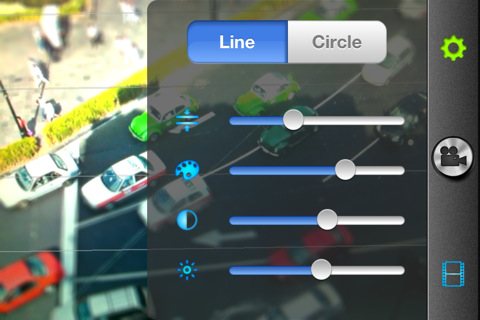 Realtime TiltShift video iphone
