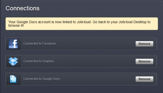 Jolicloud Desktop 4