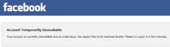 Facebook is Down