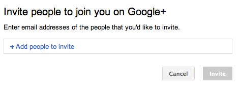 google+ invite