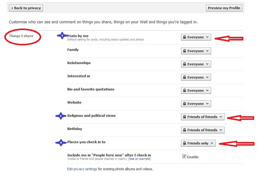 facebook privacy settings 5