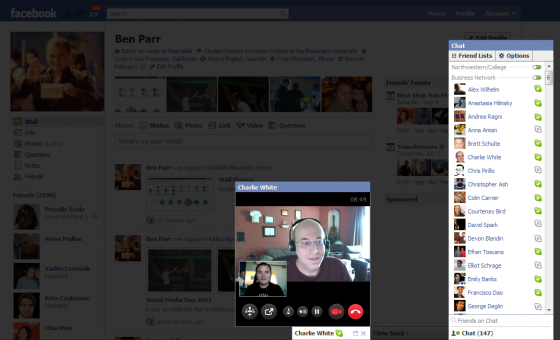 Facebook Skype