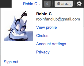 google plus account