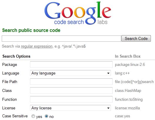google-code-search
