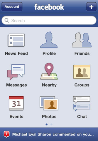 Facebook app 3.5