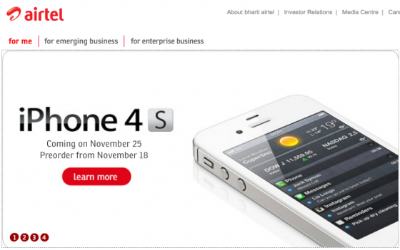 iphone 4s airtel