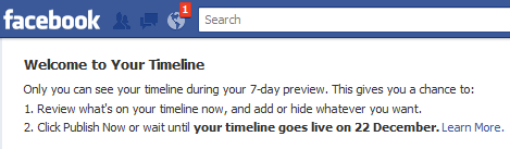 facebook timeline