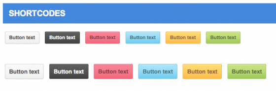 workspace shortcodes