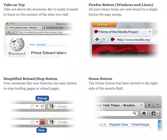 firefox 10 features
