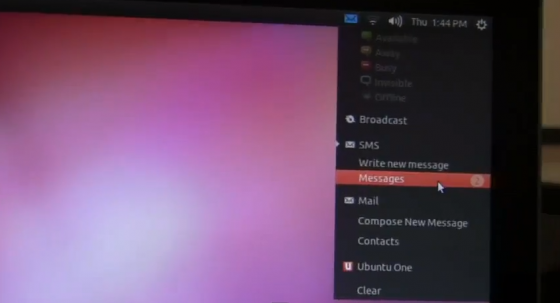 ubuntu android sms