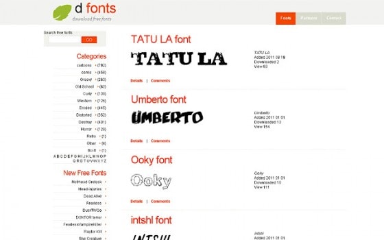 dfonts