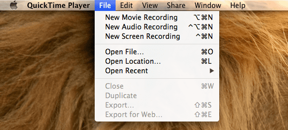 quicktime screen record