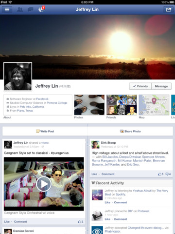 facebook ipad app