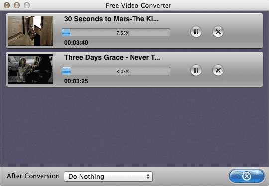 Free-Video-Converter-working