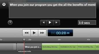 screenflow closed captions