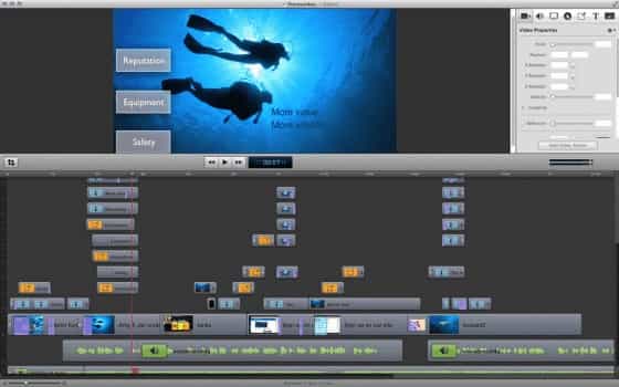 screenflow nested clips