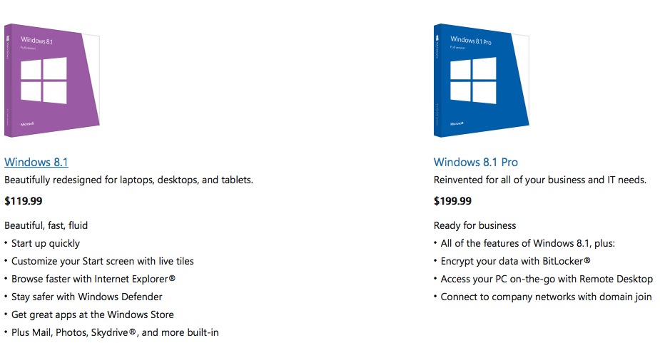 windows-8-1-pricing