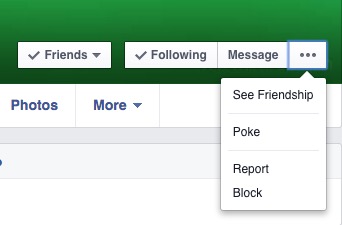 report fake facebook profile
