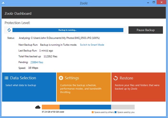 zoolz cloud storage