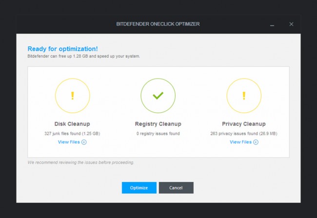 bitdefender 2016 system optimizer