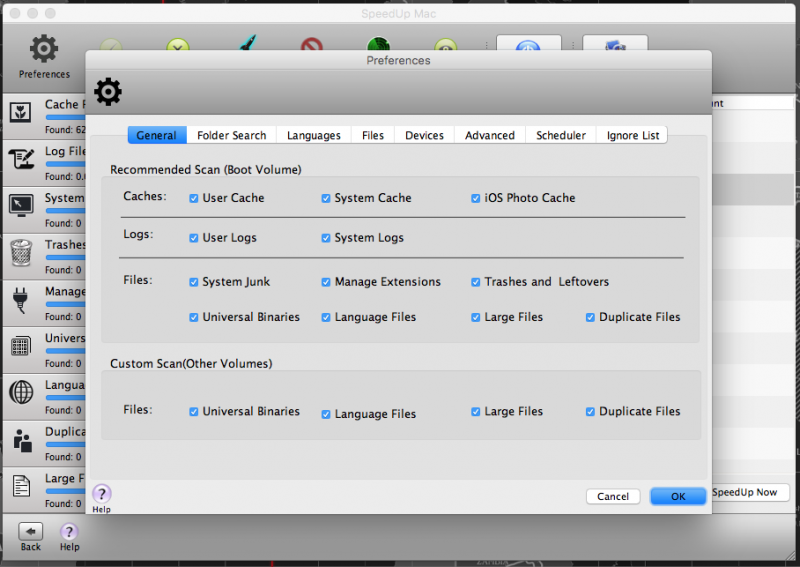 speedup mac clean app