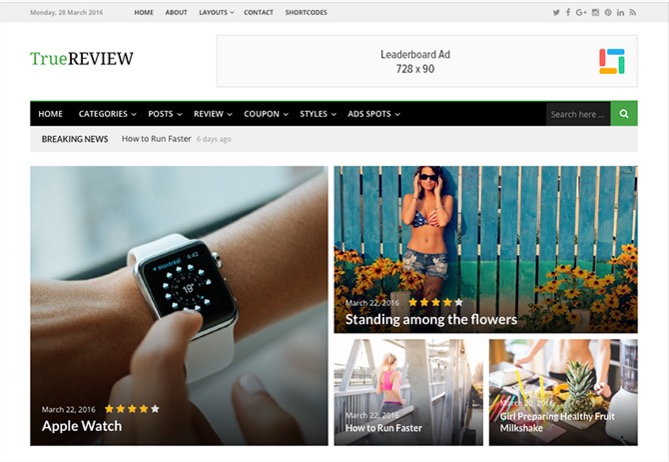 truereview themejunkie wordpress theme