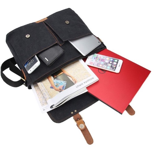 bagerly canvas briefcase bag ipadpro