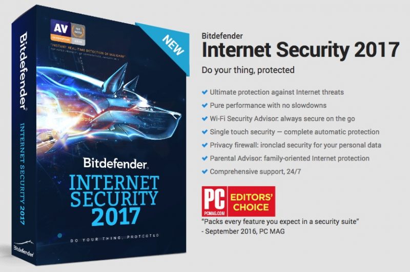 bitdefender internet security 2017 review coupons