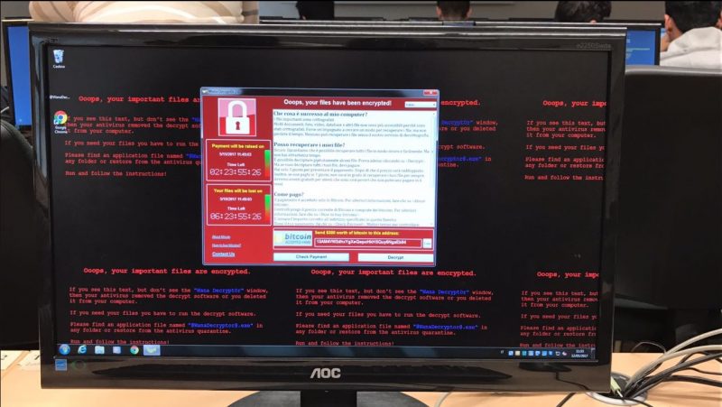 wannacry ransomware windows pc