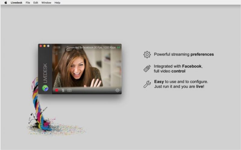 livedesk facebook live mac app