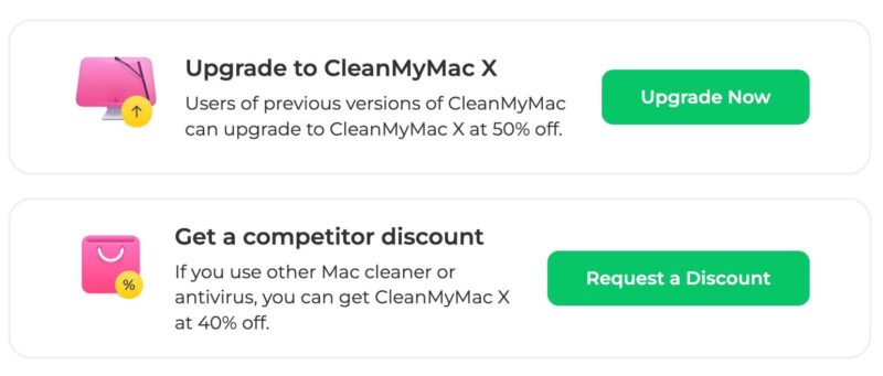 cleanmymac x offers discount