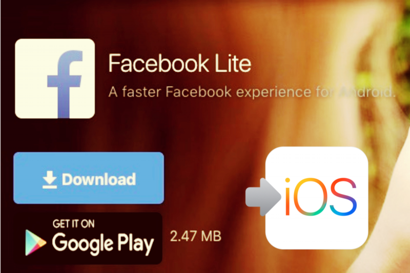 facebook lite iphone ios