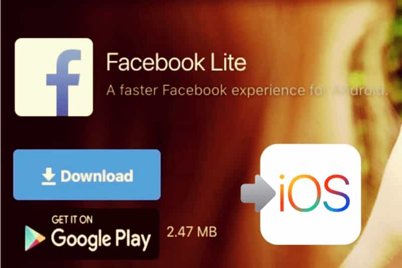 download facebook lite iphone