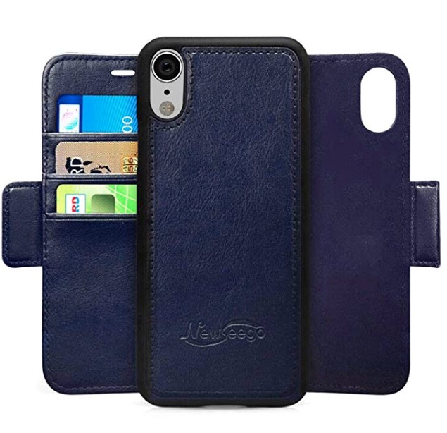 iphone xr leather wallet case photo