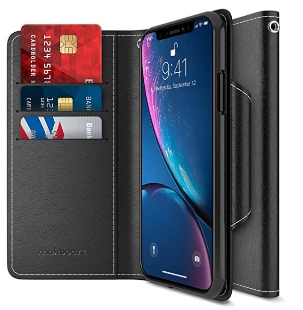 maxboost wallet case for iphone xr