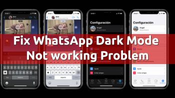 fix whatsapp dark mode not working