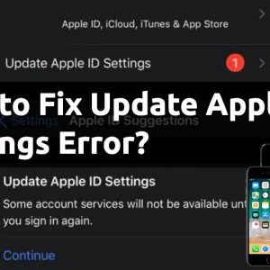 how to fix update-apple id settings error iphone ipad