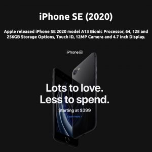 iphone se 2 released