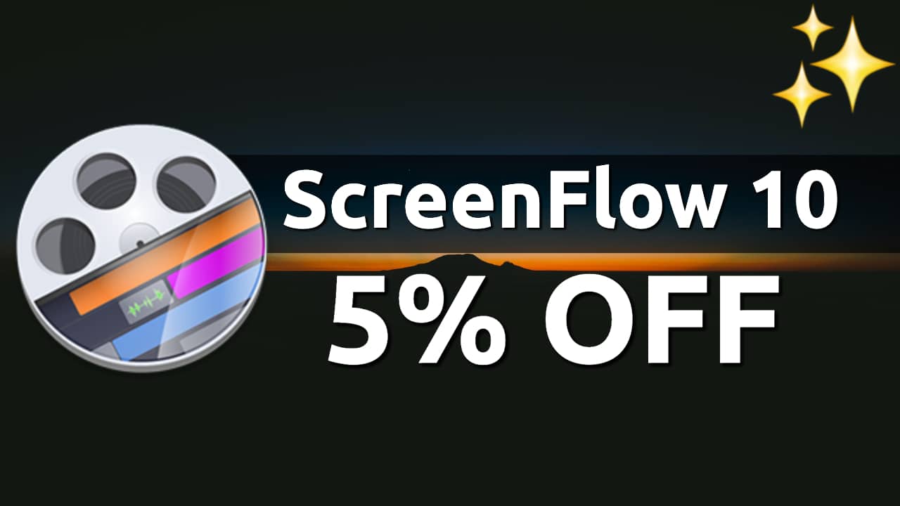 screenflow 10 coupon code new