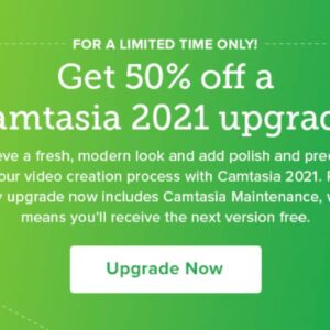 camtasia upgrade discount coupon