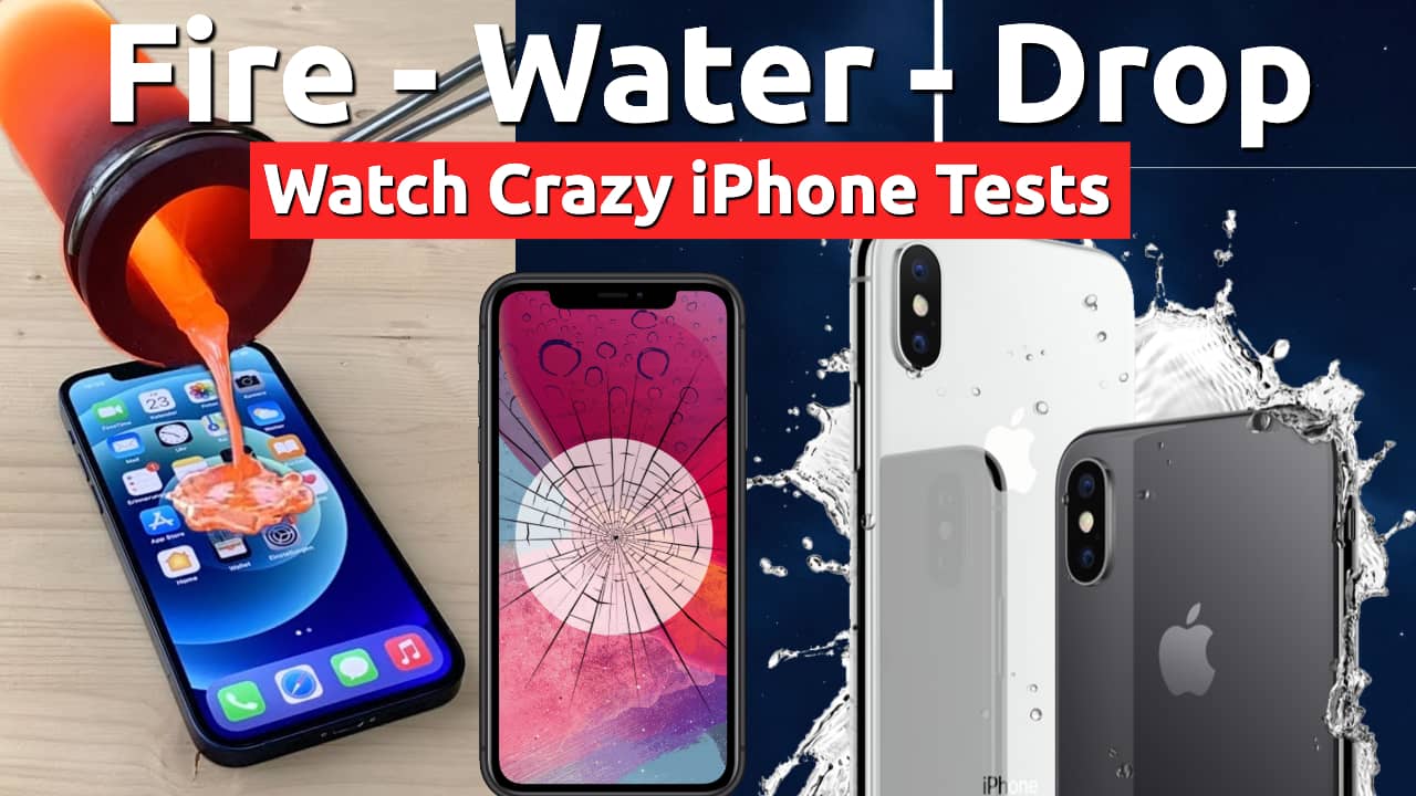 top crazy iphone tests watch gun water drop tests