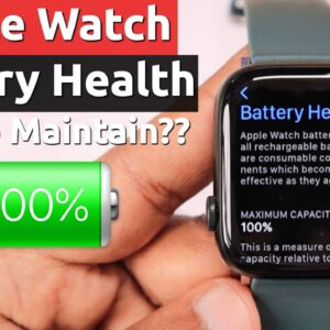 apple watch battery health drop fast tips and tricks